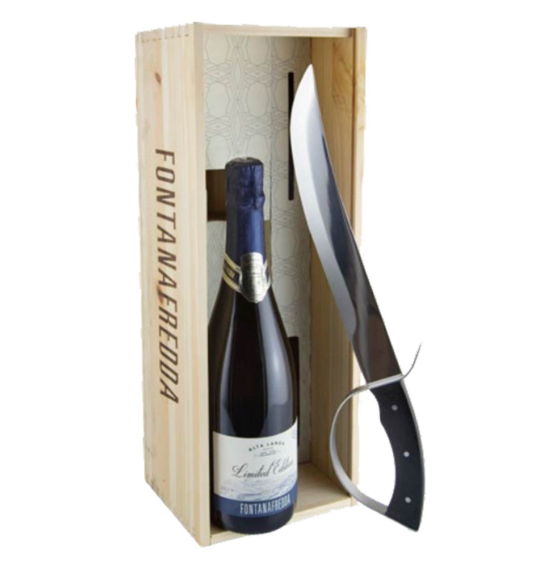 ALTA LANGA DOCG BRUT 2020 + SCIABOLA IN CASSETTA LEGNO LIMITED EDITION