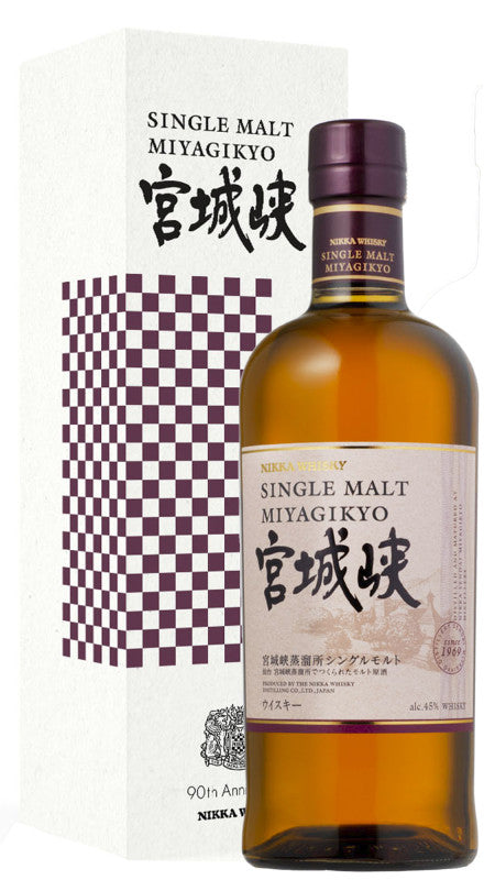 WHISKY NO AGE SINGLE MALT MIYAGIKYO 45°CL 70 ASTUCCIO 90TH ANNIVERSARY PACK
